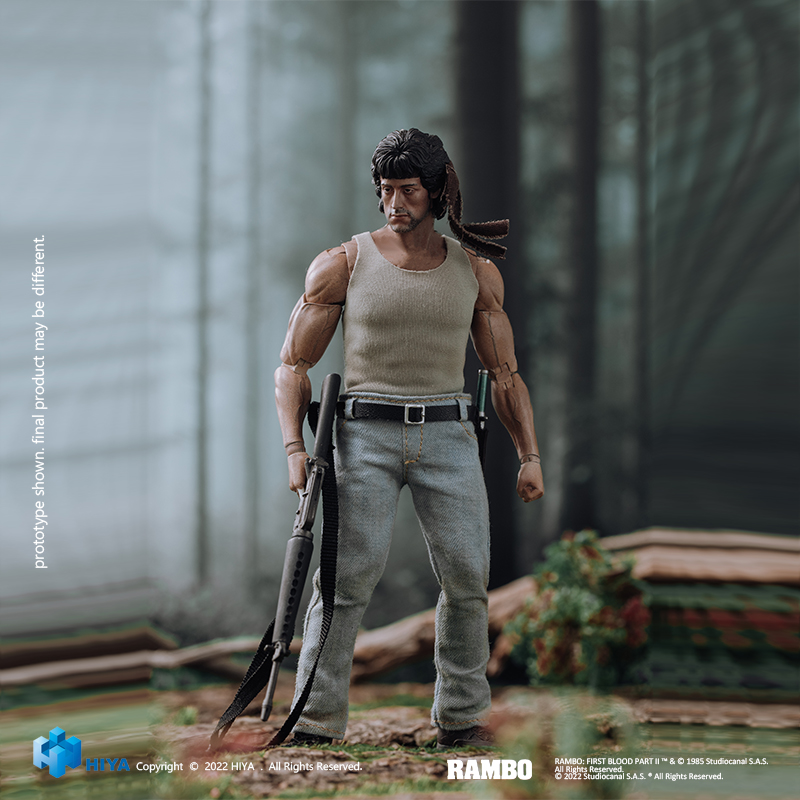 Pre-Order Hiya Toys Rambo First Blood Exquisite Super Series Figure